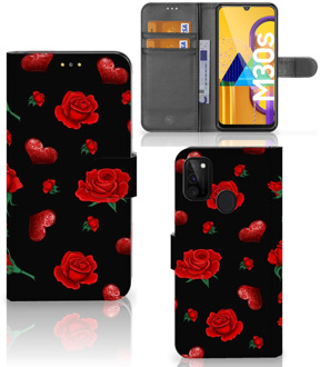 B2Ctelecom Book Wallet Case Samsung Galaxy M21 Smartphone Hoesje Valentijnscadeau