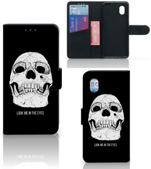 B2Ctelecom Bookcase Alcatel 1B (2020) GSM Hoesje Skull Eyes