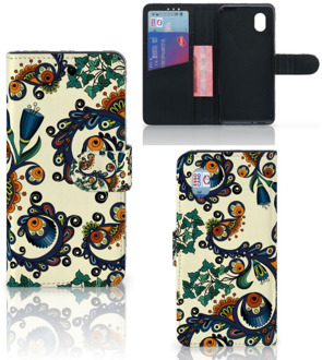 B2Ctelecom Bookcase Alcatel 1B (2020) Hoesje Barok Flower