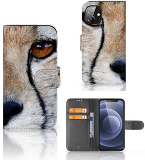 B2Ctelecom Bookcase Apple iPhone 12 Mini Hoesje Cheetah