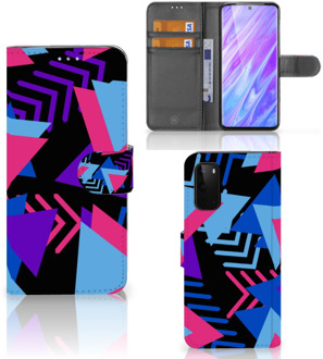 B2Ctelecom Bookcase Bookcover Samsung Galaxy S20 Hoesje Funky Triangle