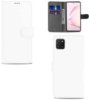 B2Ctelecom Bookcase Galaxy Note 10 Lite Hoesje Wit met Pasjeshouder