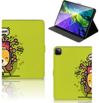 B2Ctelecom Bookcase Hoesje iPad Pro 11 (2020) Cover met Magneetsluiting Ontwerpen Doggy Biscuit