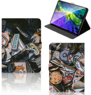 B2Ctelecom Bookcase Hoesje iPad Pro 11 (2020) Cover met Standaard Badges