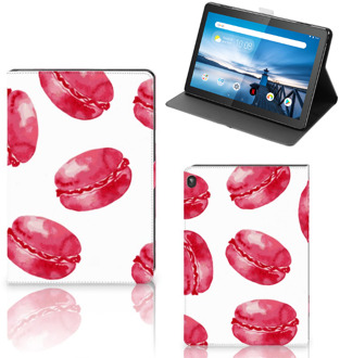 B2Ctelecom Bookcase Hoesje Lenovo Tablet M10 Tablet Hoes met Standaard Pink Macarons