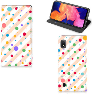 B2Ctelecom Bookcase Hoesje Samsung Galaxy A10 met Magneet Dots