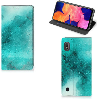 B2Ctelecom Bookcase Hoesje Samsung Galaxy A10 Painting Blue