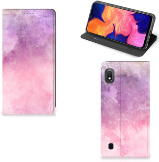 B2Ctelecom Bookcase Hoesje Samsung Galaxy A10 Pink Purple Paint