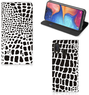 B2Ctelecom Bookcase Hoesje Samsung Galaxy A20e Slangenprint