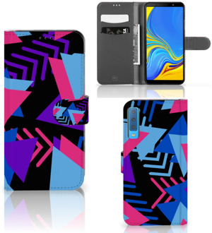 B2Ctelecom Bookcase Hoesje Samsung Galaxy A7 (2018) Design Funky Triangle