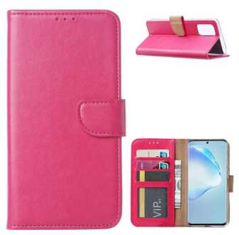 B2Ctelecom Bookcase Hoesje Samsung Galaxy S20 Roze met Pasjeshouder