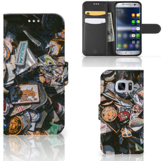 B2Ctelecom Bookcase hoesje Samsung Galaxy S7 Badges