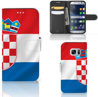 B2Ctelecom Bookcase Hoesje Samsung Galaxy S7 Kroatië