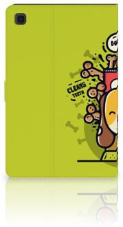 B2Ctelecom Bookcase Hoesje Samsung Galaxy Tab A7 (2020) Cover met Magneetsluiting Ontwerpen Doggy Biscuit