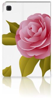 B2Ctelecom Bookcase Hoesje Samsung Galaxy Tab A7 (2020) Hoesje met Standaard Roses