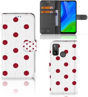 B2Ctelecom Bookcase Huawei P Smart 2020 Hoesje Cherries