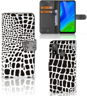 B2Ctelecom Bookcase Huawei P Smart 2020 Telefoon Hoesje Slangenprint