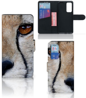 B2Ctelecom Bookcase Huawei P40 Hoesje Cheetah