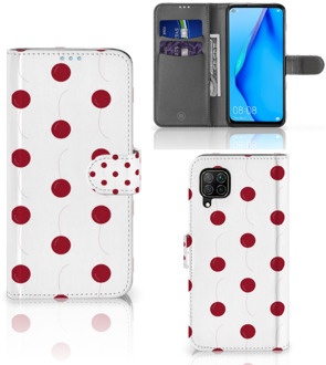 B2Ctelecom Bookcase Huawei P40 Lite Hoesje Cherries