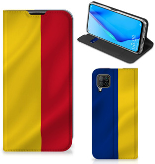 B2Ctelecom Bookcase Huawei P40 Lite Smart Cover Roemeense Vlag