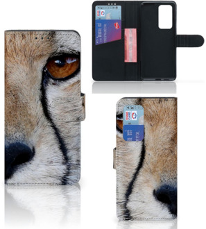 B2Ctelecom Bookcase Huawei P40 Pro Hoesje Cheetah