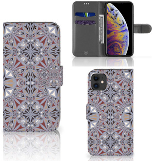 B2Ctelecom Bookcase iPhone 11 Bloemen