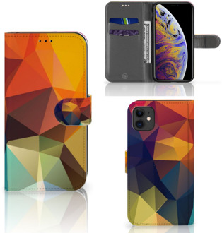 B2Ctelecom Bookcase iPhone 11 Polygon Color