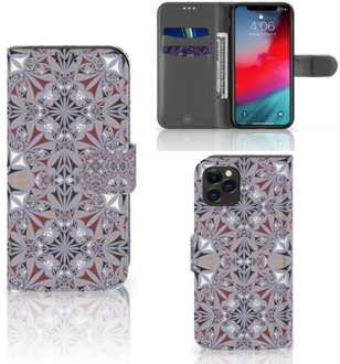 B2Ctelecom Bookcase iPhone 11 Pro Bloemen