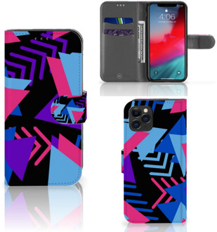 B2Ctelecom Bookcase iPhone 11 Pro Funky Triangle