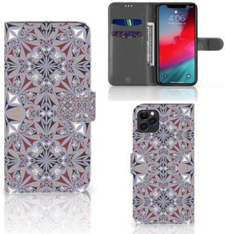 B2Ctelecom Bookcase iPhone 11 Pro Max Bloemen