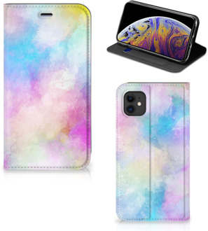 B2Ctelecom Bookcase iPhone 11 Watercolor Light