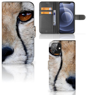 B2Ctelecom Bookcase iPhone 12 | 12 Pro (6.1") Hoesje Cheetah