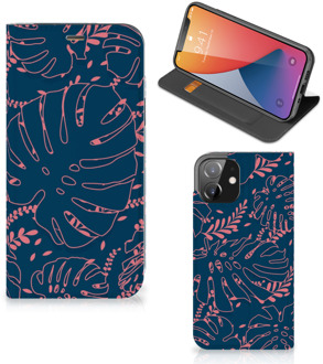 B2Ctelecom Bookcase iPhone 12 | iPhone 12 Pro Smartphone Hoesje Palm Leaves