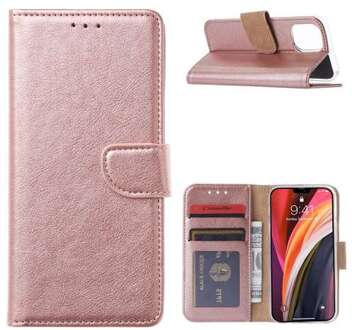 B2Ctelecom Bookcase iPhone 12 Pro Max Rose met Standaard