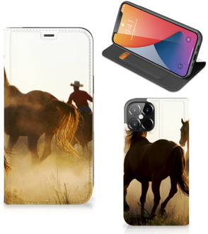 B2Ctelecom Bookcase iPhone 12 Pro Max Smart Cover Cowboy