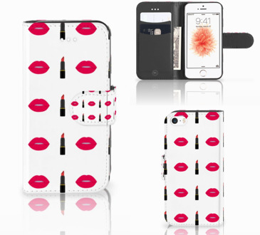 B2Ctelecom Bookcase iPhone 5s | SE Lipstick Kiss