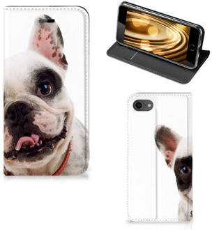 B2Ctelecom Bookcase iPhone 8 | 7 Franse Bulldog