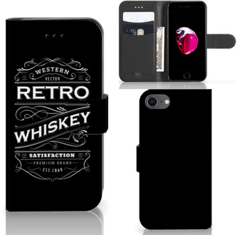 B2Ctelecom Bookcase iPhone SE (2020) - iPhone 7 | 8 Hoesje Design Whiskey