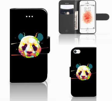 B2Ctelecom Bookcase iPhone SE Panda Color