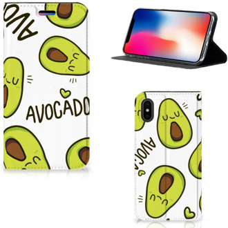 B2Ctelecom Bookcase iPhone Xs | X Avocado Singing