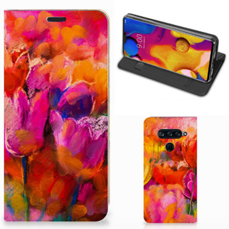 B2Ctelecom Bookcase LG V40 Thinq Tulpen