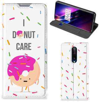 B2Ctelecom Bookcase met Quotes OnePlus 8 Smartphone Hoesje Cadeautjes voor Meisjes Donut