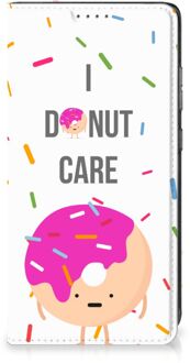 B2Ctelecom Bookcase met Quotes Samsung Galaxy A52 Smartphone Hoesje Cadeautjes voor Meisjes Donut