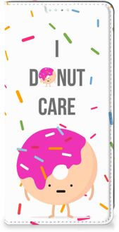 B2Ctelecom Bookcase met Quotes Samsung Galaxy A71 Smartphone Hoesje Cadeautjes voor Meisjes Donut