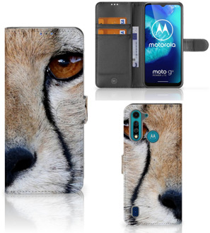 B2Ctelecom Bookcase Motorola G8 Power Lite Hoesje Cheetah