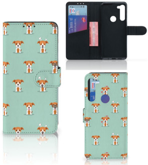 B2Ctelecom Bookcase Motorola G8 Power Smartphone Hoesje Pups