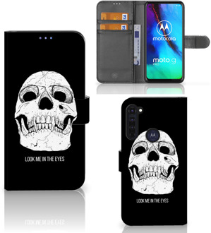 B2Ctelecom Bookcase Motorola Moto G Pro GSM Hoesje Skull Eyes