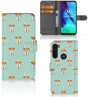 B2Ctelecom Bookcase Motorola Moto G Pro Smartphone Hoesje Pups