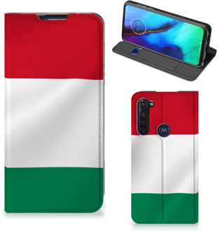 B2Ctelecom Bookcase Motorola Moto G Pro Telefoonhoesje met Pasjeshouder Hongaarse Vlag