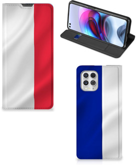 B2Ctelecom Bookcase Motorola Moto G100 Smart Cover Franse Vlag